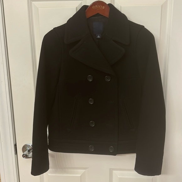 Gap short pea coat - Black S - Picture 1 of 4